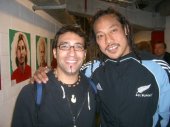 Pee Wee amb Umaga, excapità dels All Blacks