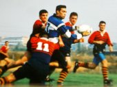 Pee Wee en plena carrera, en els seus temps de jugador